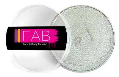 F.A.B. 056 Metallic Silver peinture visage métallique 16 g
