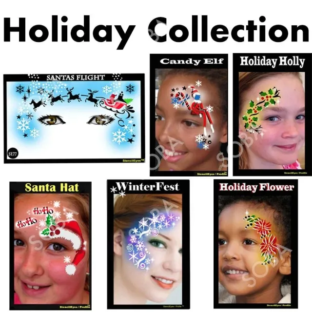 ProAiir Holiday Collection 2 lot 6 pochoirs Noël