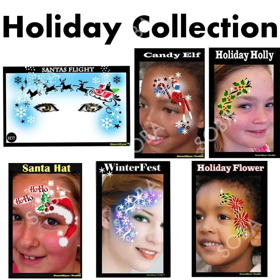 ProAiir Holiday Collection 2 lot 6 pochoirs Noël