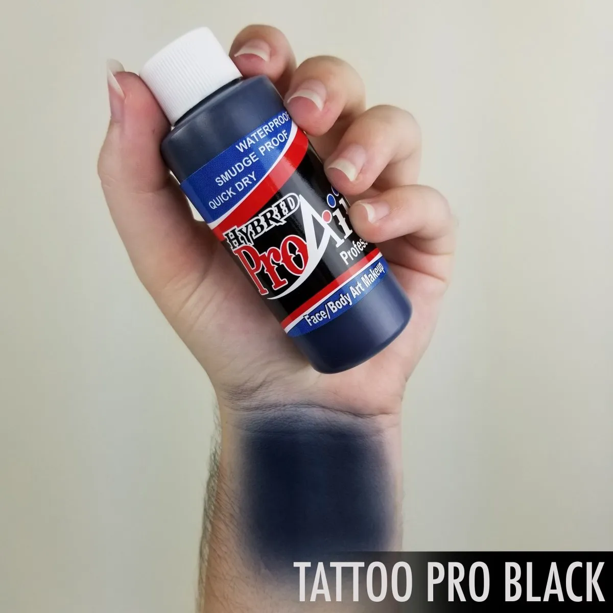 ProAiir Hybrid Tattoo Pro Black maquillage 60 ml noir tatouage