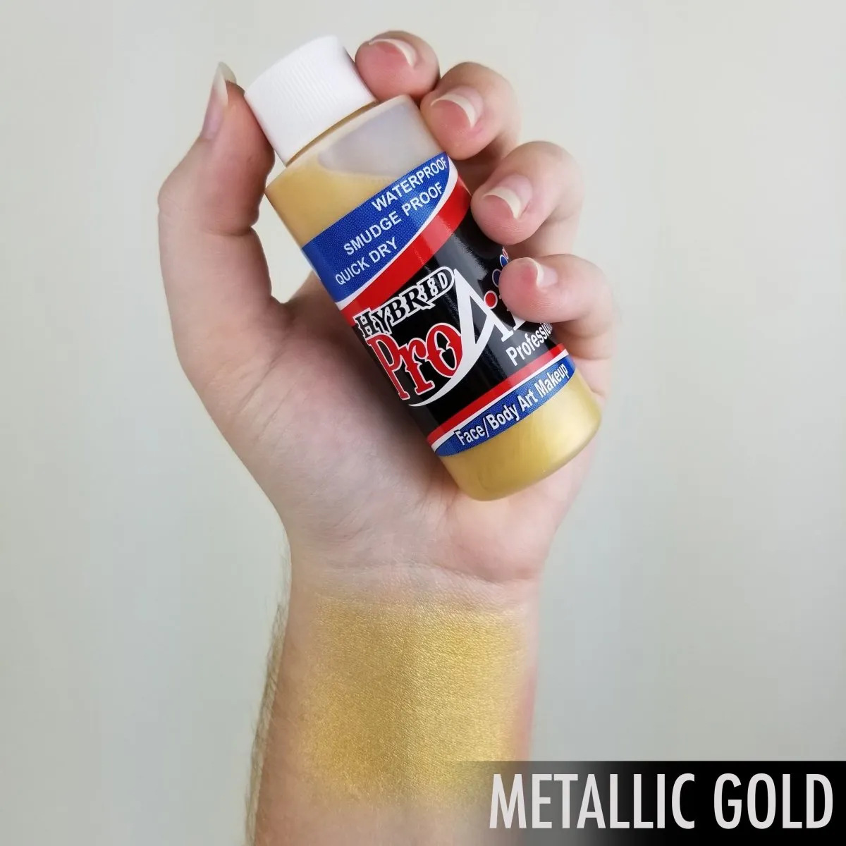 ProAiir Metallic Gold Hybrid maquillage 60 ml doré métal
