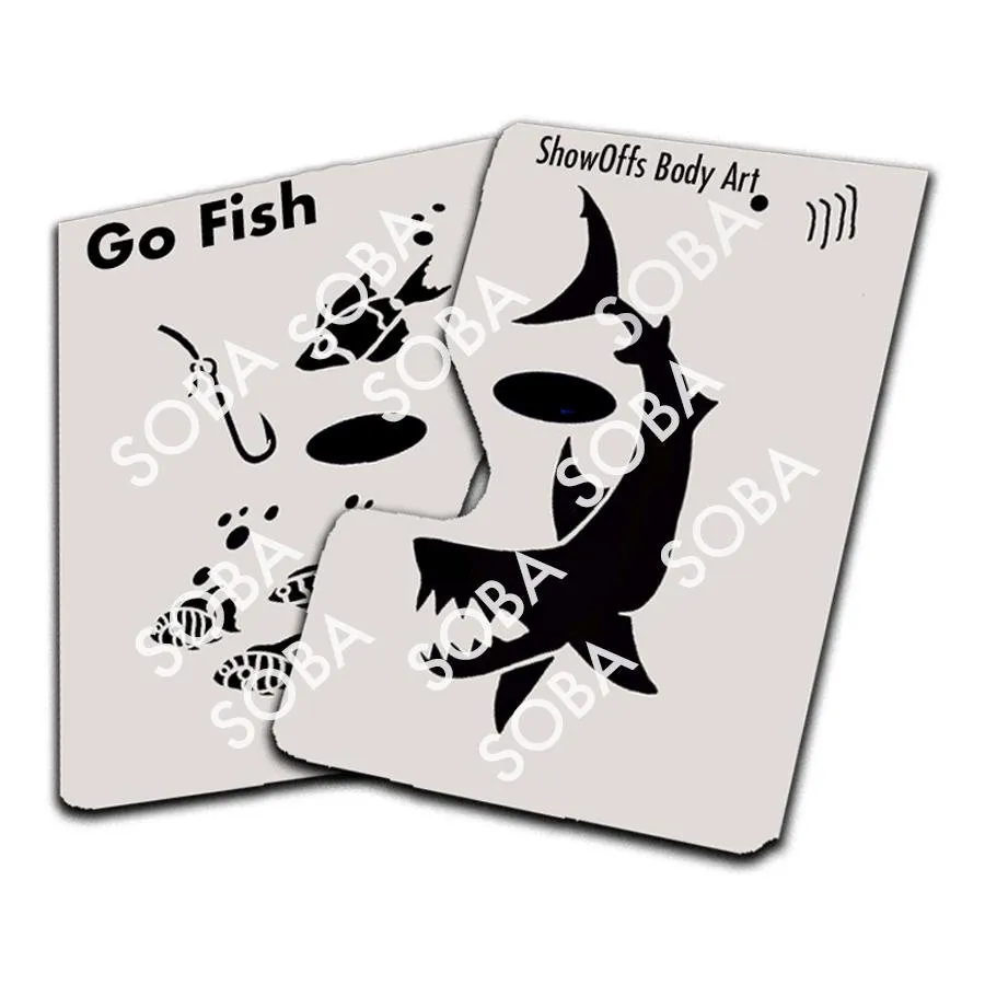 ProAiir StencilEyes Go Fish pochoir requin enfant adulte