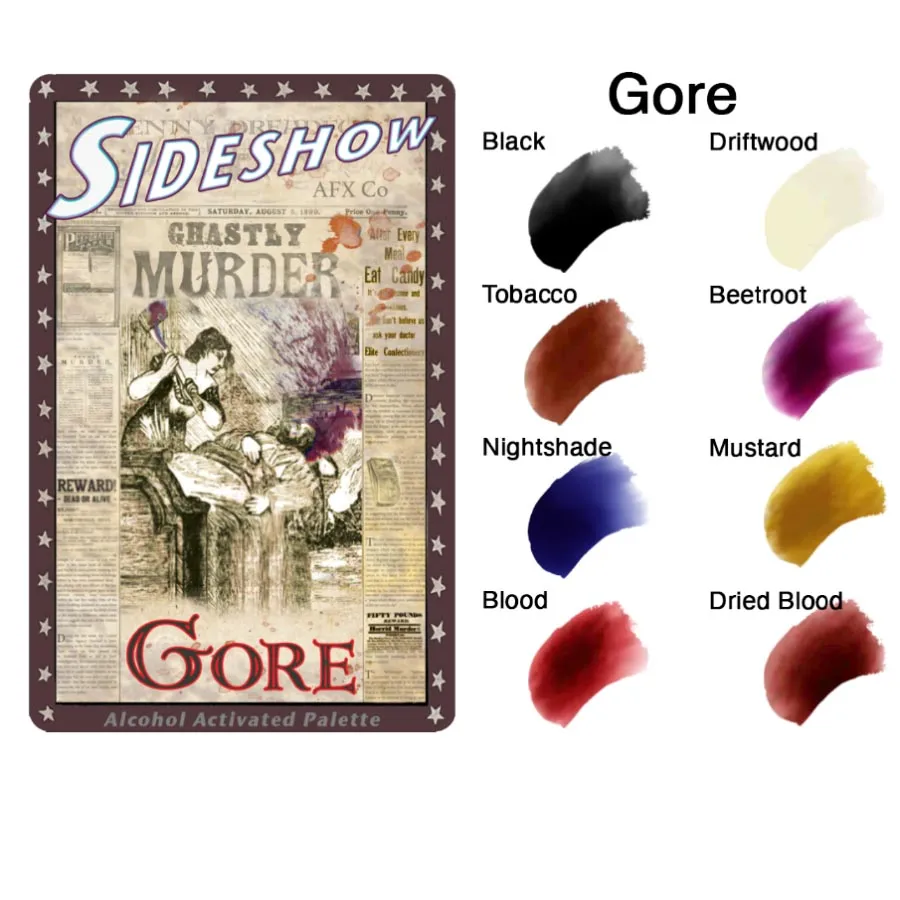 BLUEBIRD Sideshow Gore Palette maquillage blessures 10 g