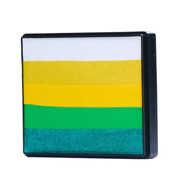 F.A.B. Rainbow Cake Green Apple peinture visage 50 g vert jaune