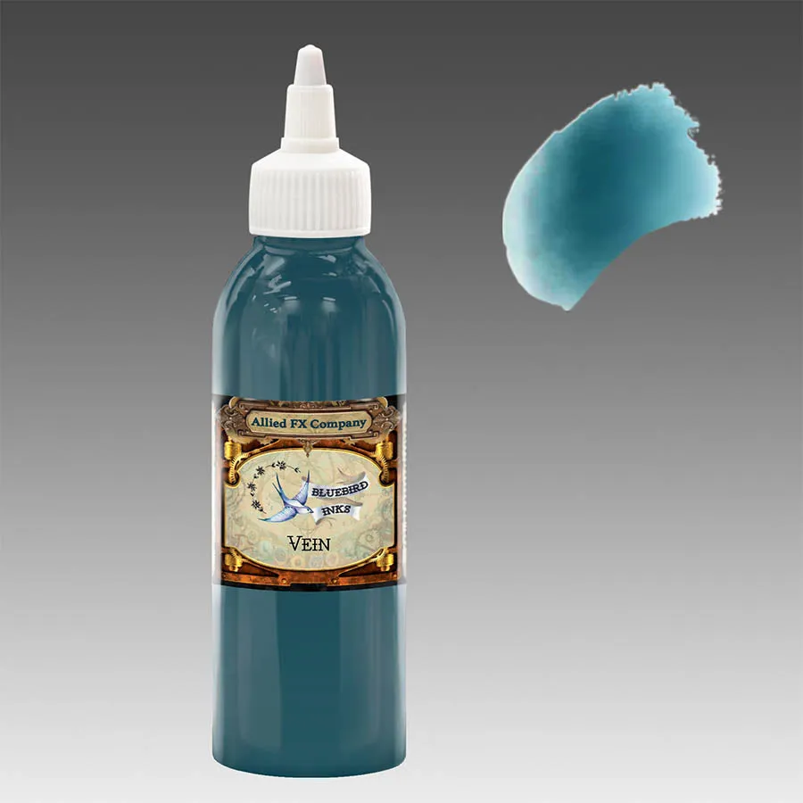 Bluebird Blue encres fluides maquillage bleu