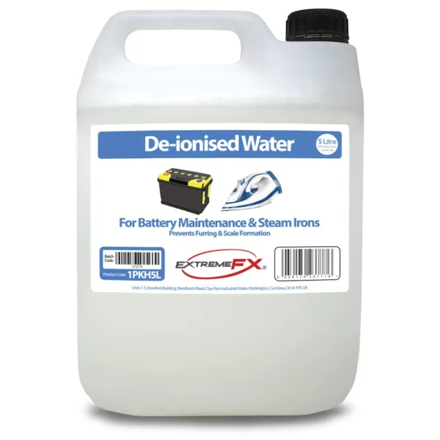 Paintglow ExtremeFX Deionised Water eau déionisée 5L machine