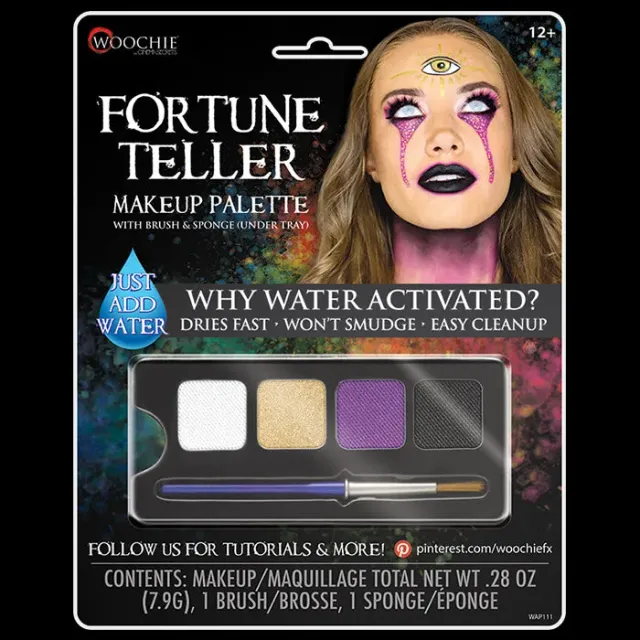 Woochie Fortune Teller palette maquillage 4 couleurs pinceau