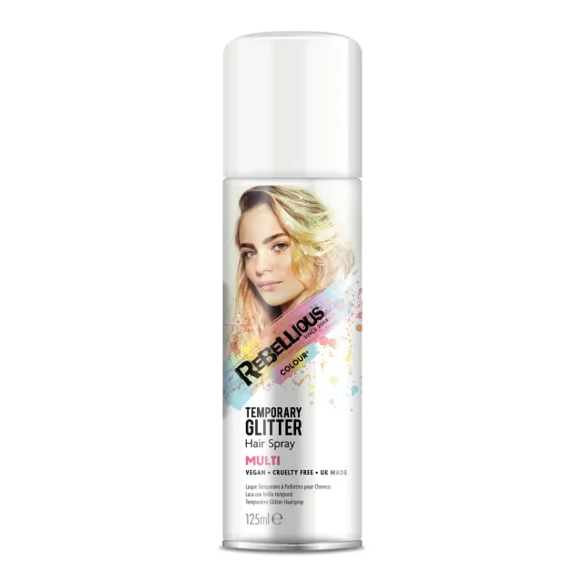 Paintglow Rebellious Colour spray pailleté cheveux temporaire