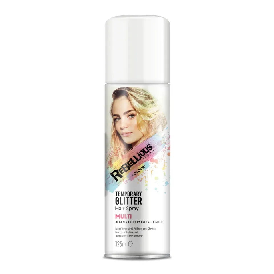 Paintglow Rebellious Colour spray pailleté cheveux temporaire