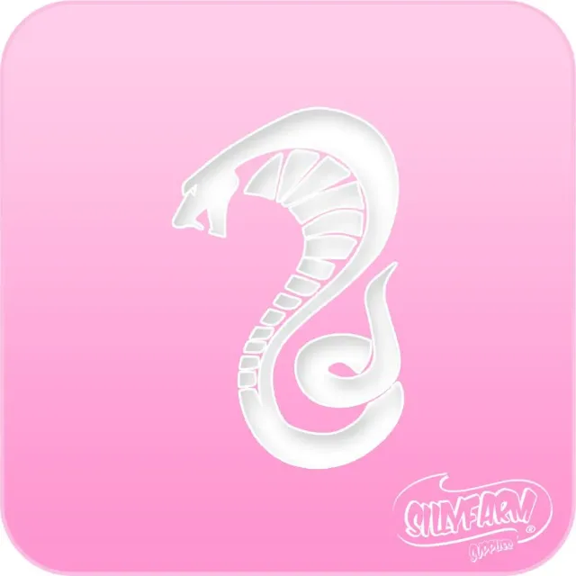 F.A.B. Pink Power Snake pochoir serpent 6,3 cm