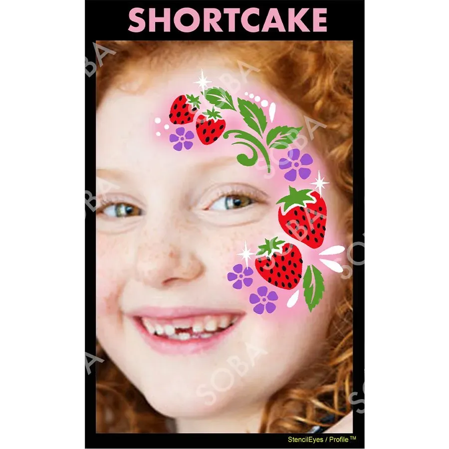 ProAiir StencilEyes Shortcake pochoir taille unique fraise