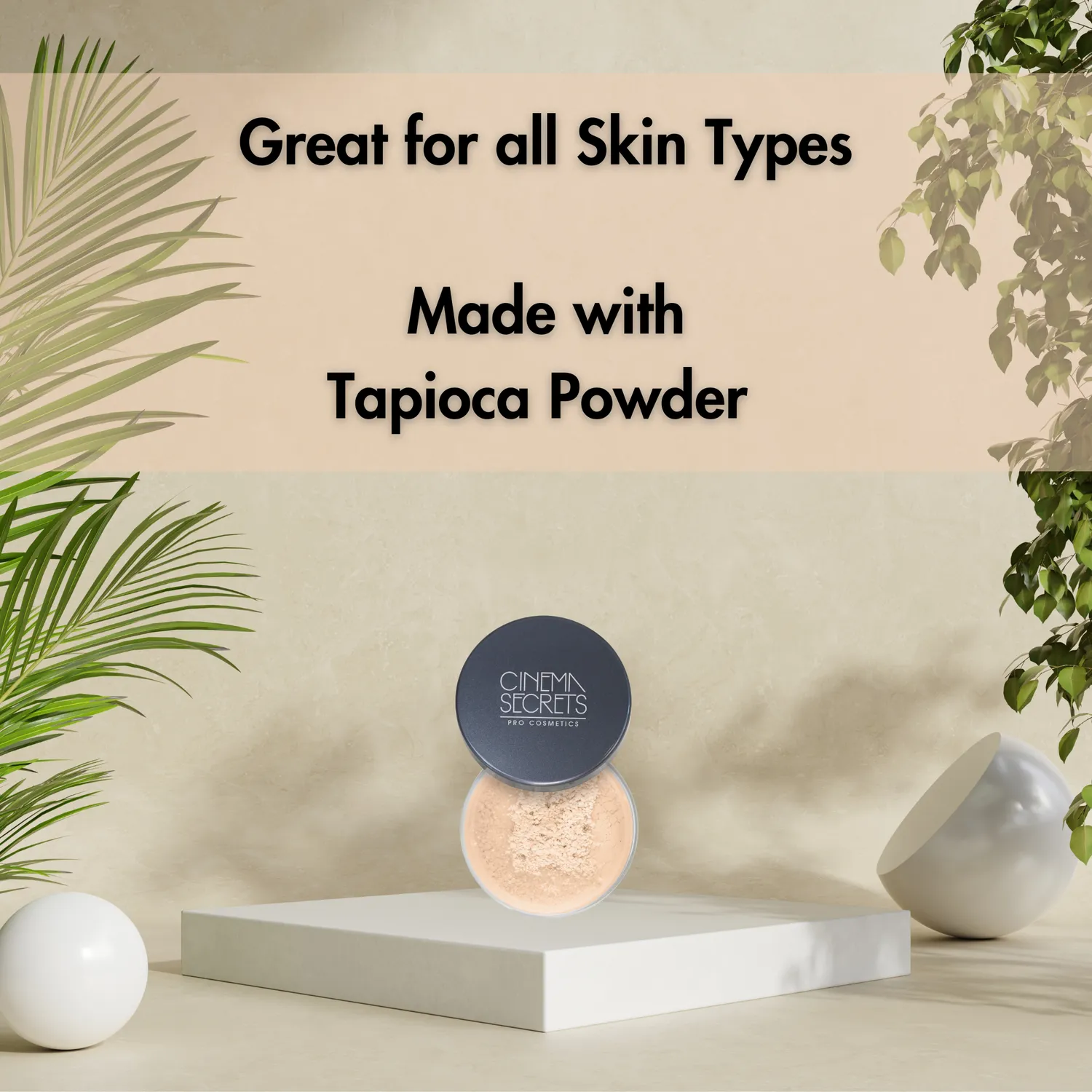 Cinema Secrets Ultralucent Setting Powder poudre beige vegan
