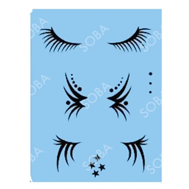 ProAiir StencilEyes QEZ16 pochoir taille unique cils yeux