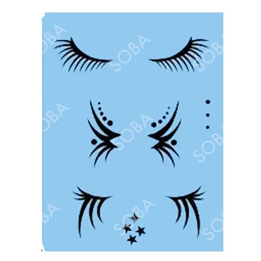 ProAiir StencilEyes QEZ16 pochoir taille unique cils yeux