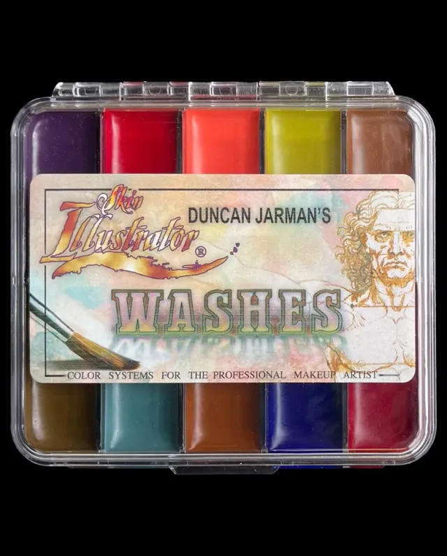 Skin Illustrator Duncan Jarman Washes On Set palette lavis
