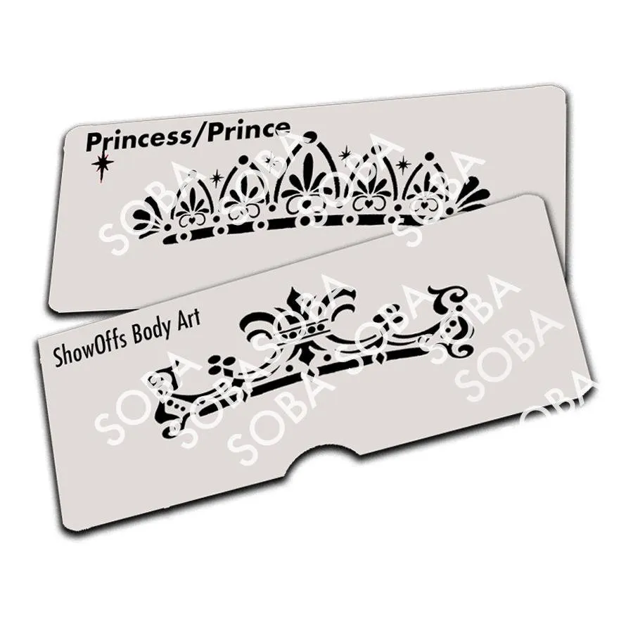 ProAiir StencilEyes Prince Princess pochoir visage taille unique