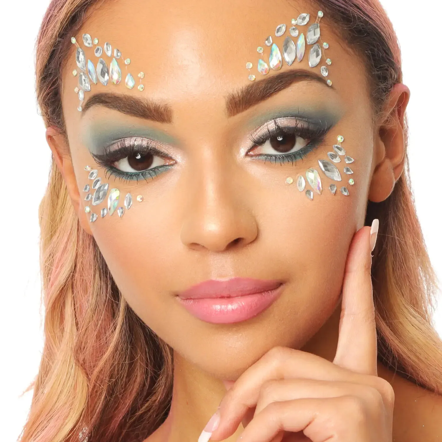 Paintglow Glitter Me Up Angel Wings bijoux visage argenté