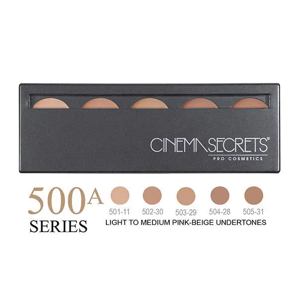 Cinema Secrets Ultimate Foundation 500A palette teint 5-en-1 rosé-beige