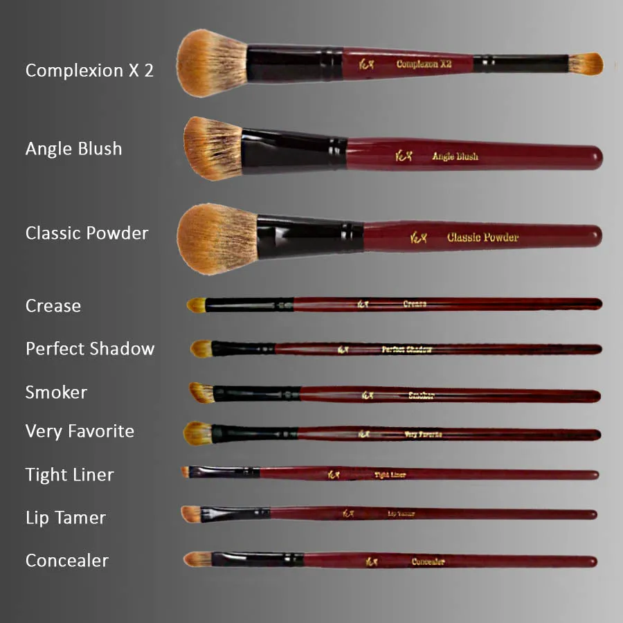 THE DARK ARTS COMPANY Dolled Up Brush Set set de pinceaux professionnel