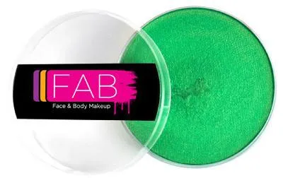 F.A.B. 129 Ocean Shimmer maquillage visage vert doré nacré 16g