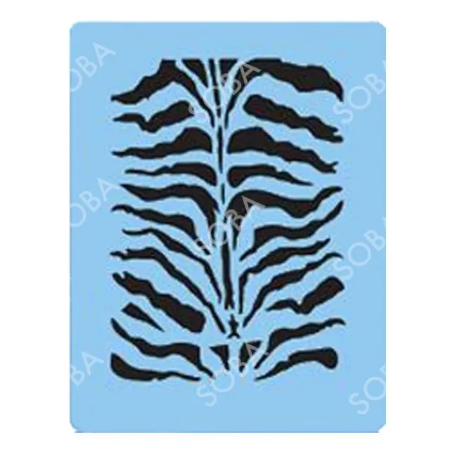 ProAiir StencilEyes QEZ01 Zebra pochoir rayures zèbre