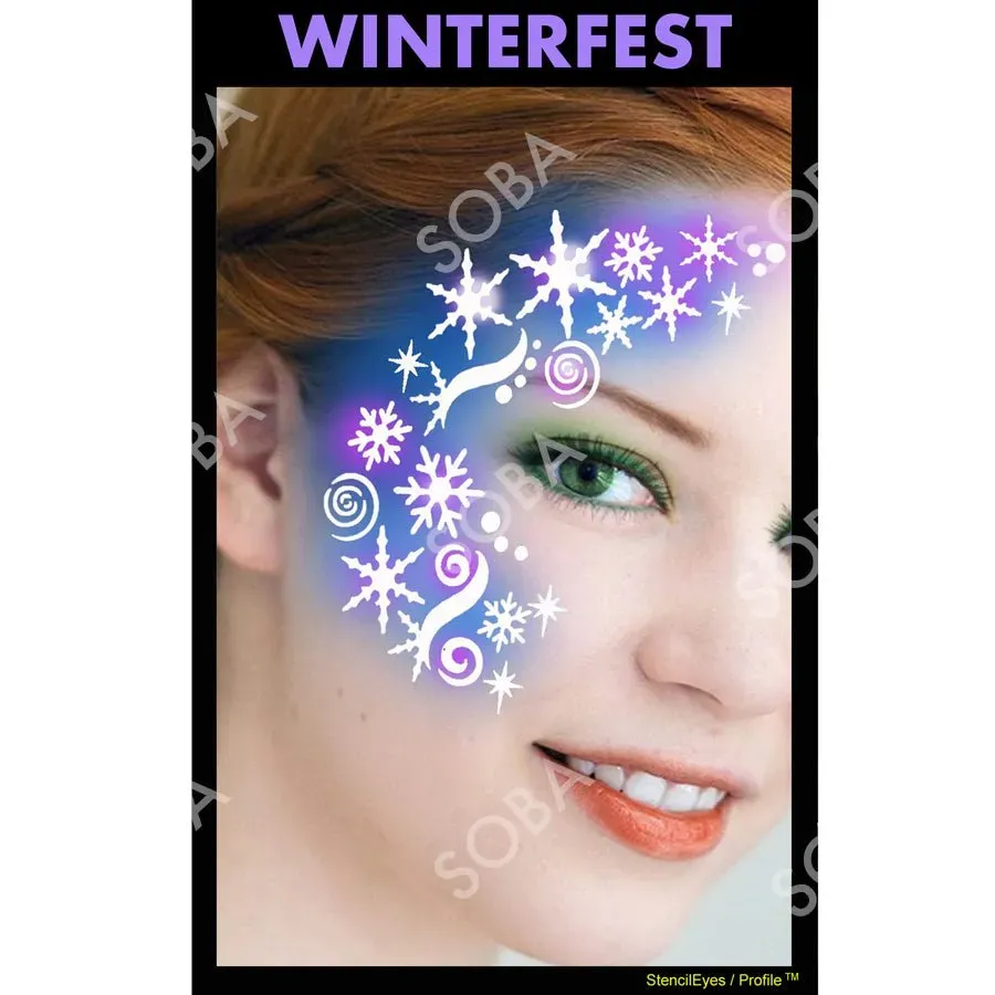ProAiir StencilEyes Winterfest pochoir taille unique Noël