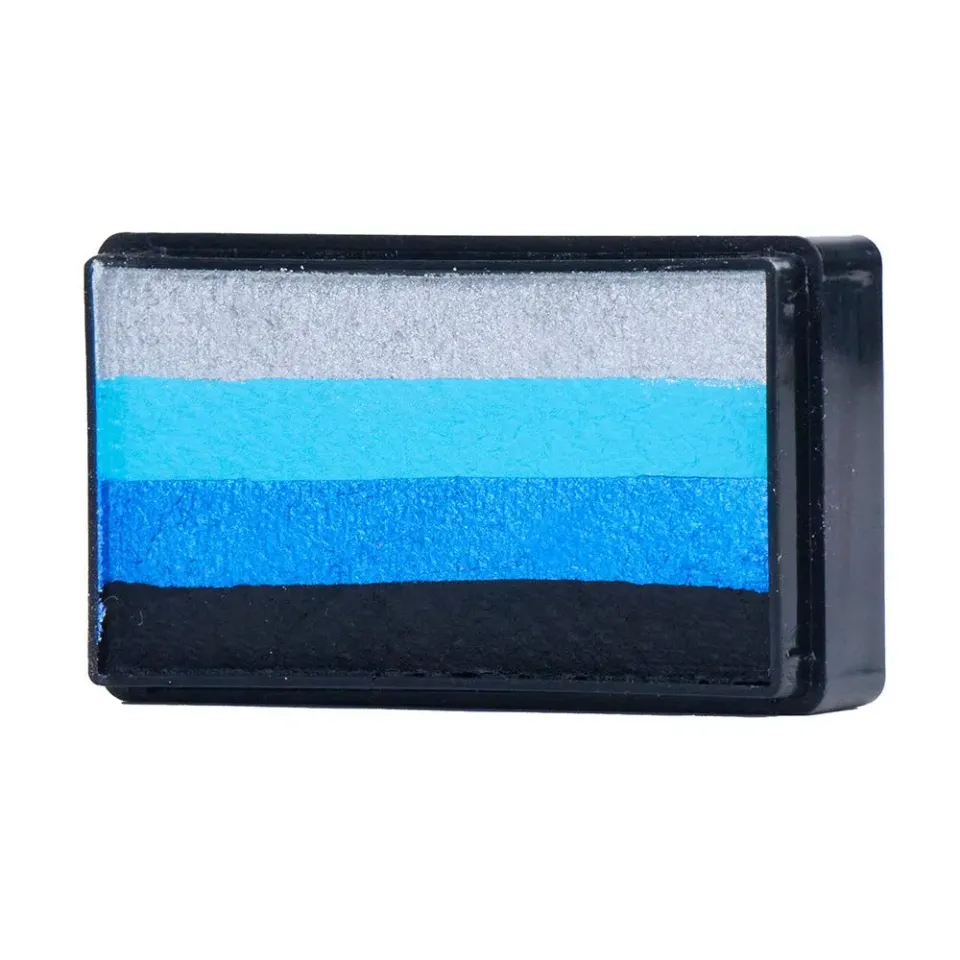 F.A.B. Dark Knight Arty Cake maquillage 28g noir bleu