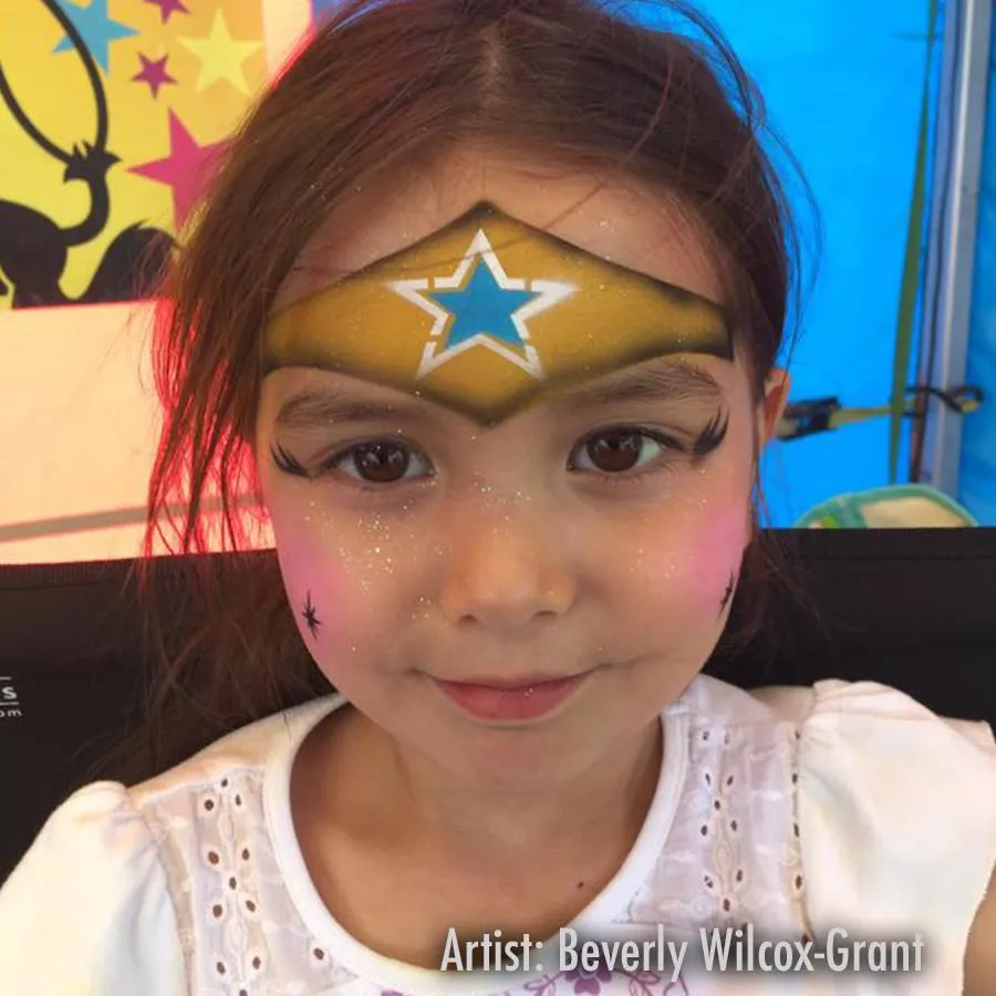 ProAiir StencilEyes Star Girl pochoir taille unique héroïne