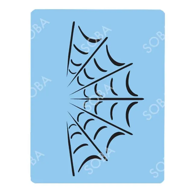 ProAiir QuickEZ QEZ60 Spider Web pochoir visage toile araignée