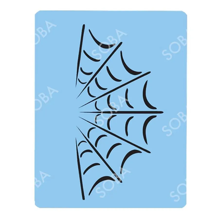 ProAiir QuickEZ QEZ60 Spider Web pochoir visage toile araignée