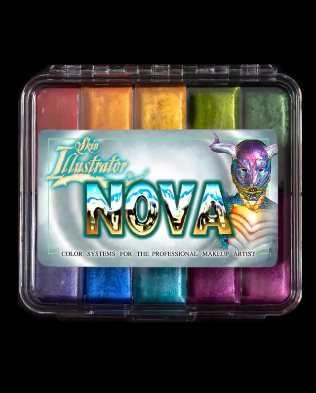 Skin Illustrator Nova On Set Palette maquillage métallique compacte