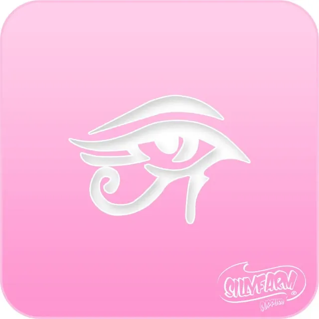 F.A.B. Pink Power Eye of Ra pochoir réutilisable