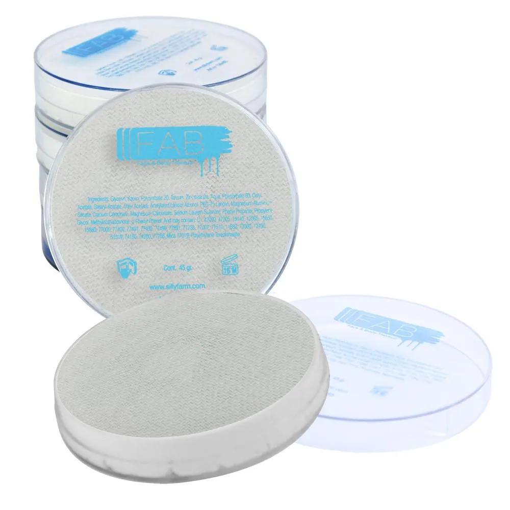 F.A.B. 022 Skull White fard visage 16 g grisé