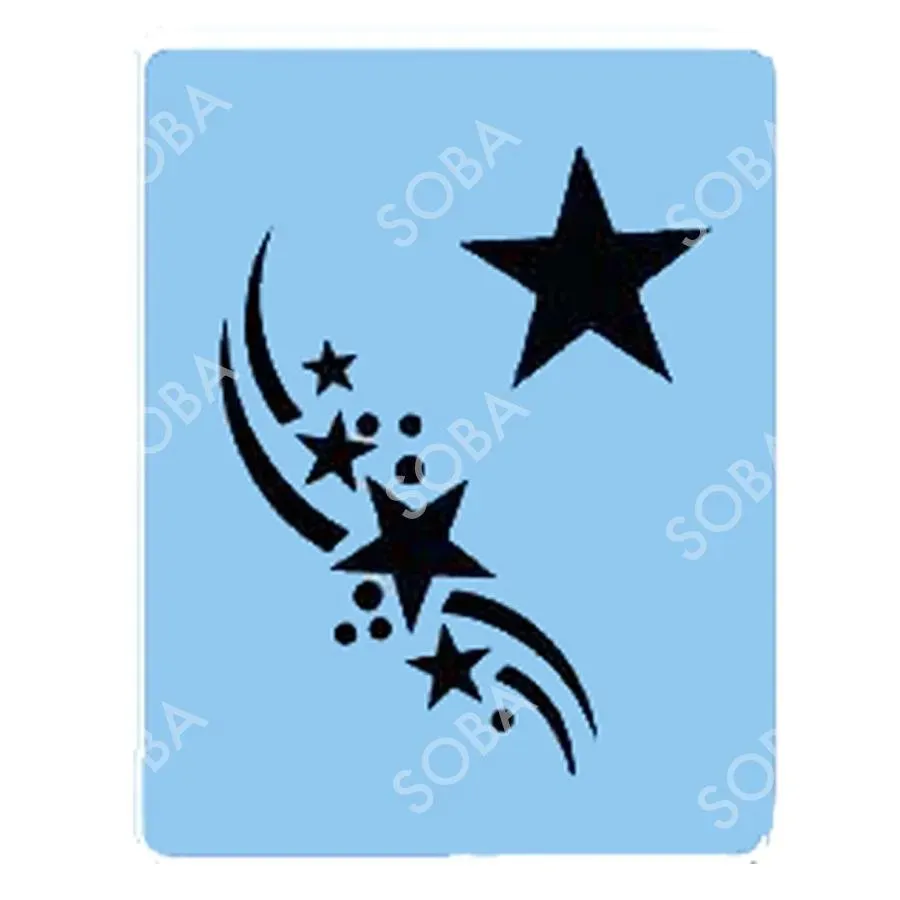 ProAiir StencilEyes QEZ23 Star Swing pochoir maquillage