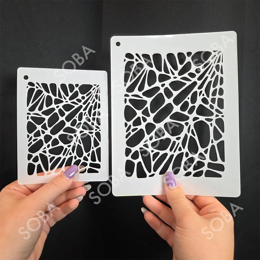 ProAiir StencilEyes QEZ58 Web Skin pochoir toile araignée