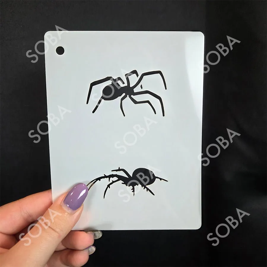 ProAiir StencilEyes QEZ82 araignées pochoir Halloween