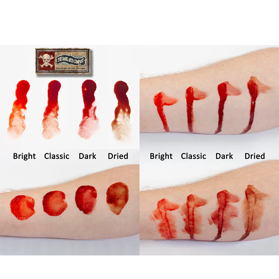 The Dark Arts Flo-Blood faux sang sampler 4x20ml assortiment