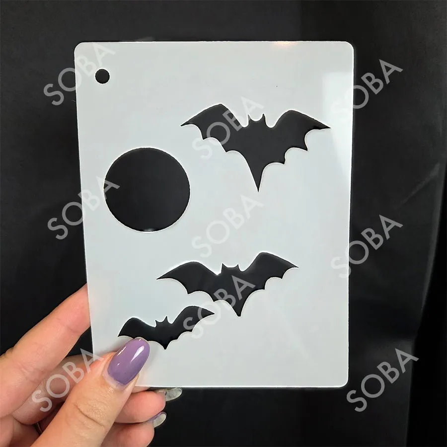 ProAiir QuickEZ QEZ81 Moon Bats pochoir maquillage unique Halloween