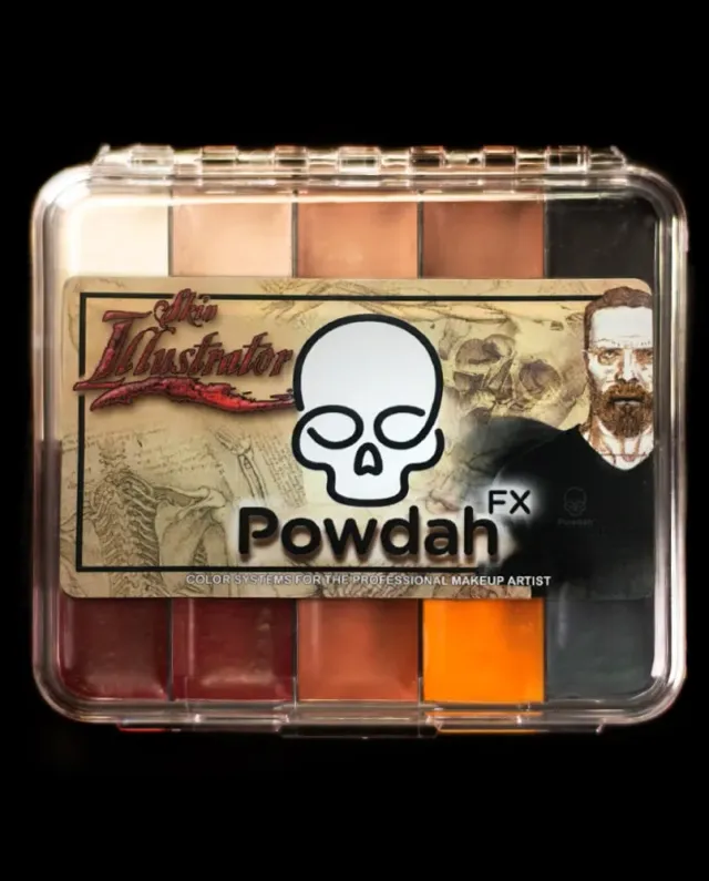 Skin Illustrator Powdah On Set palette fard alcool blessures