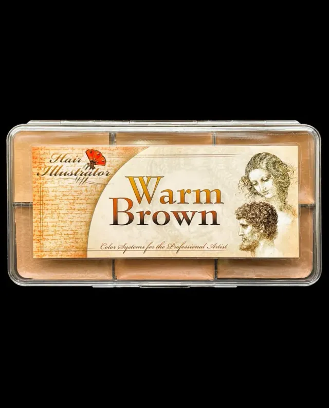 Skin Illustrator Hair Illustrator Warm Brown palette cheveux 6 tons chauds