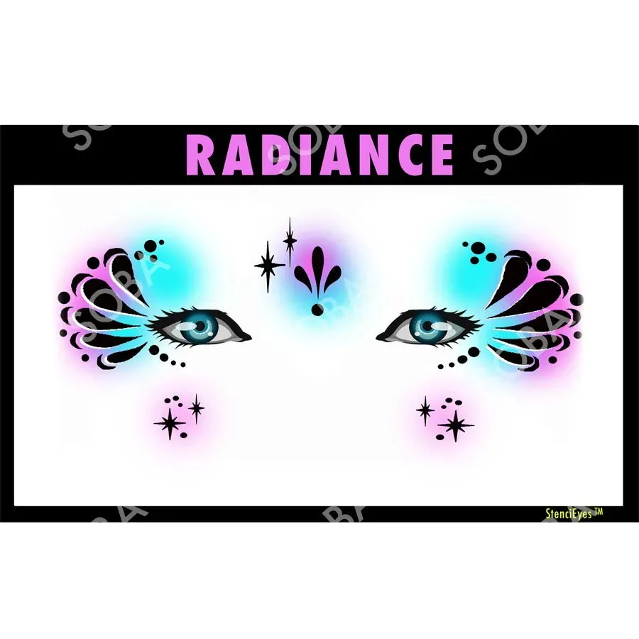 ProAiir StencilEyes Radiance pochoir maquillage éclat fille