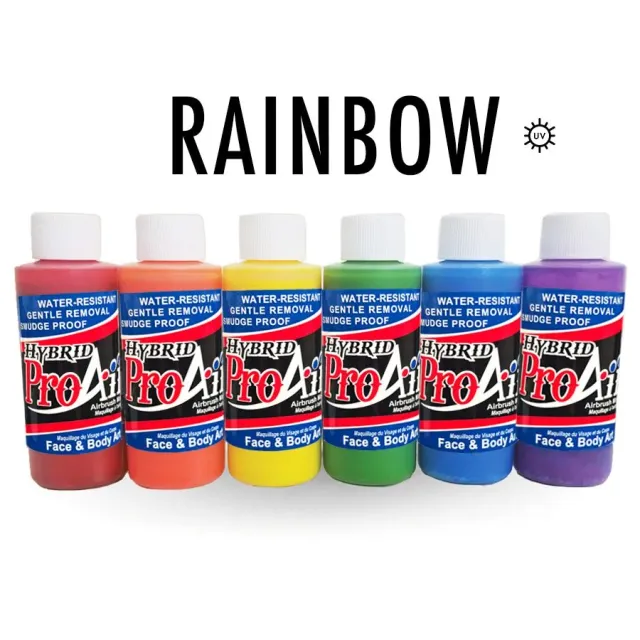 ProAiir Rainbow UV Colors maquillage hybride 30ml fluo UV