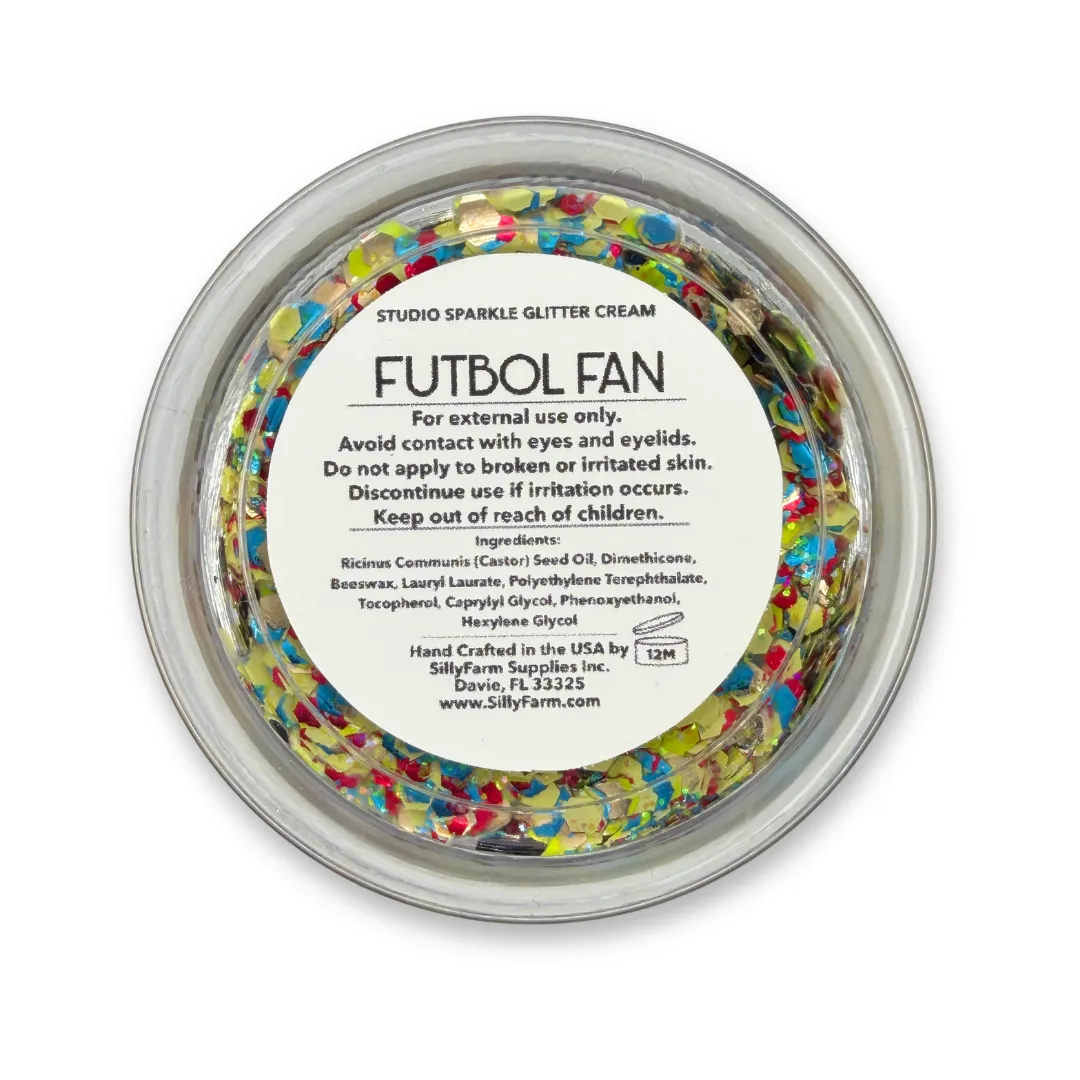 F.A.B. Studio Sparkle Futbol Fan crème paillettes 25 g