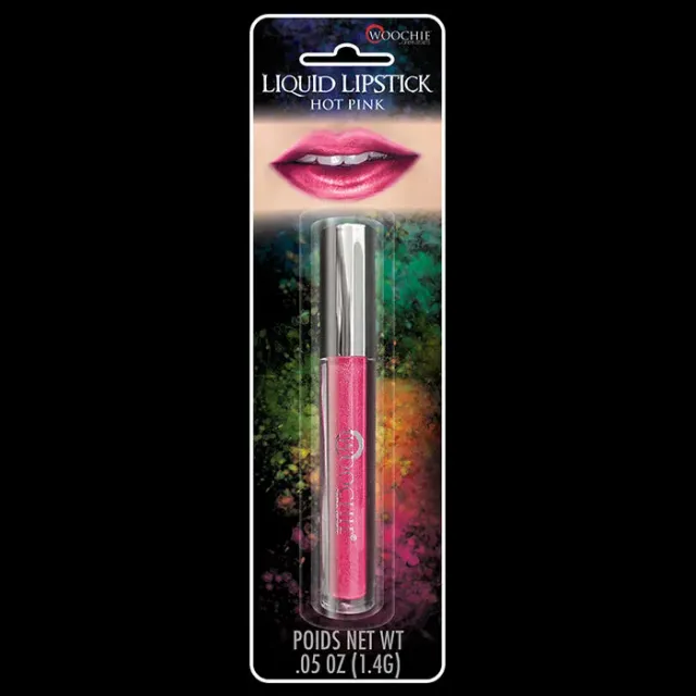 Woochie gloss lèvres rose hot pink métallique