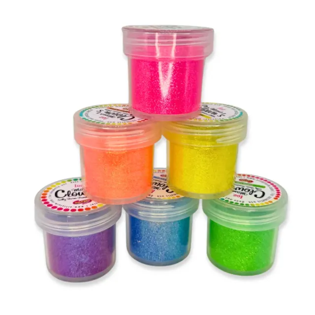 F.A.B. Silly Sparkle Six Iridescent Glitter paillettes visage 6 pots