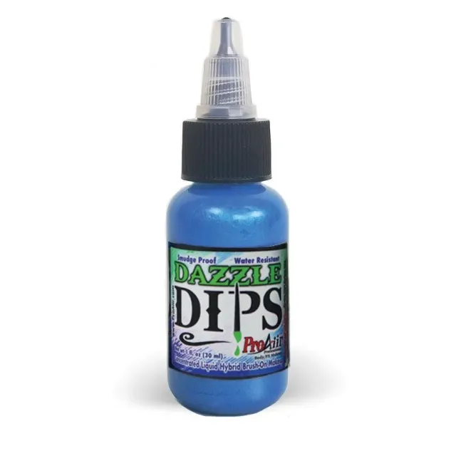 ProAiir DIPS maquillage bleu Dazzle Blue 30 ml métallique