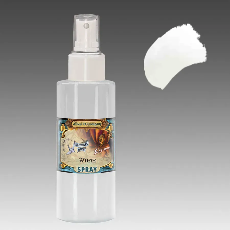 BLUEBIRD Body Art Spray Inks encre White 30ml corps