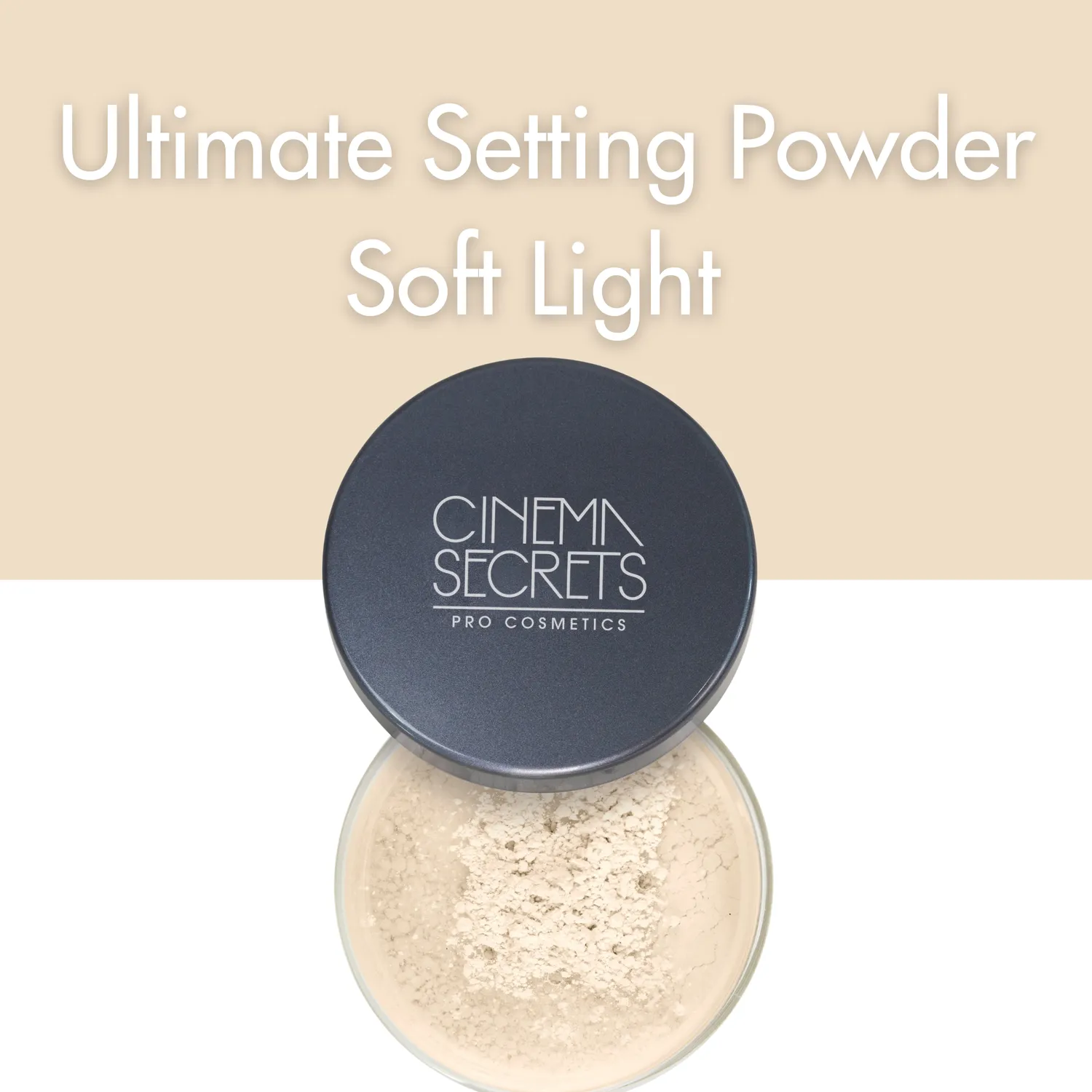 Cinema Secrets Ultralucent poudre fixatrice soft light rosée