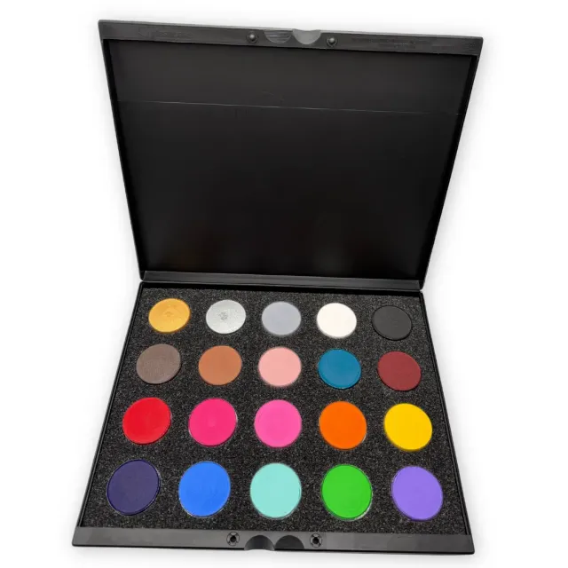 F.A.B. 20 Color Face Paint Master Palette palette peinture visage 20 couleurs
