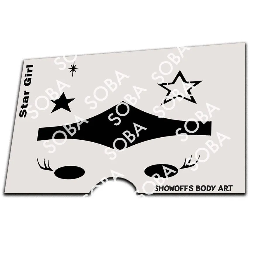ProAiir StencilEyes Star Girl pochoir taille unique héroïne